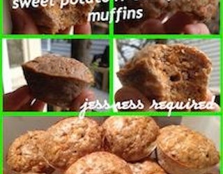 Healthy Cauliflower & Sweet Potato Muffins